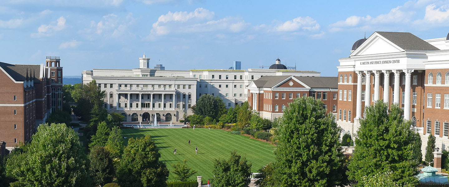 Photo of Belmont's Lawn from the Curb Event Center