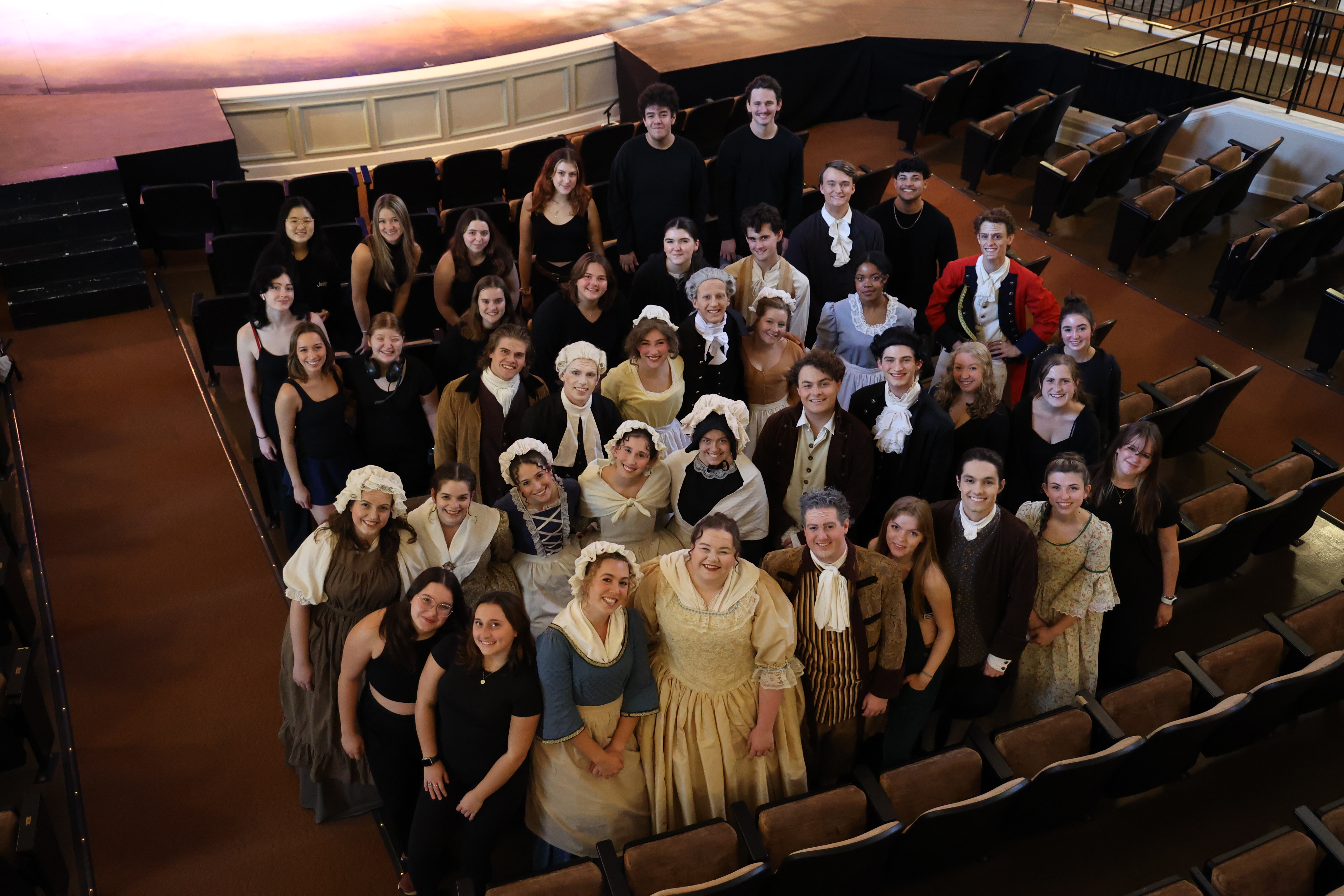 Tom Jones performed by theatre students on stage