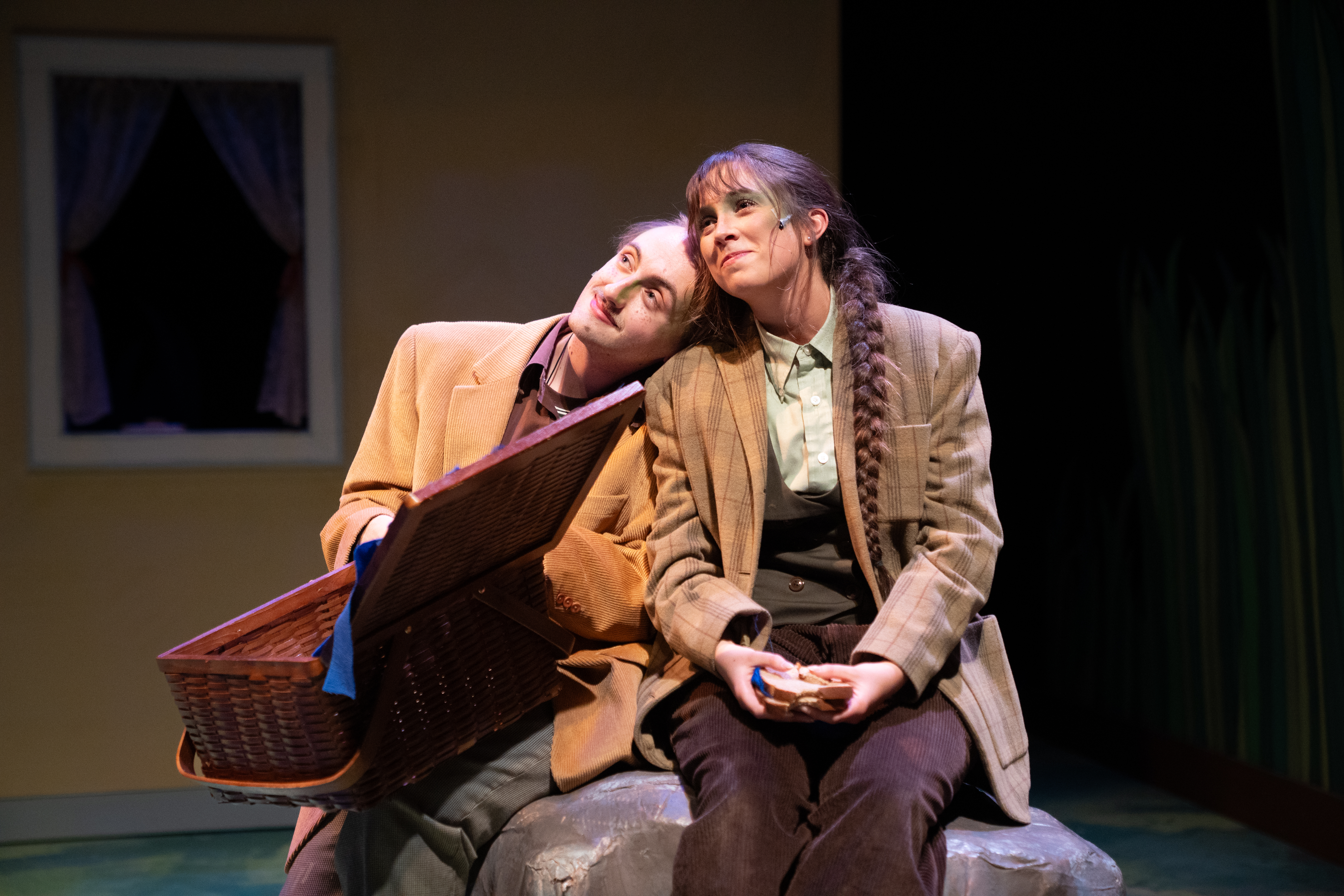 A Year with Frog and Toad performed by theatre students on stage