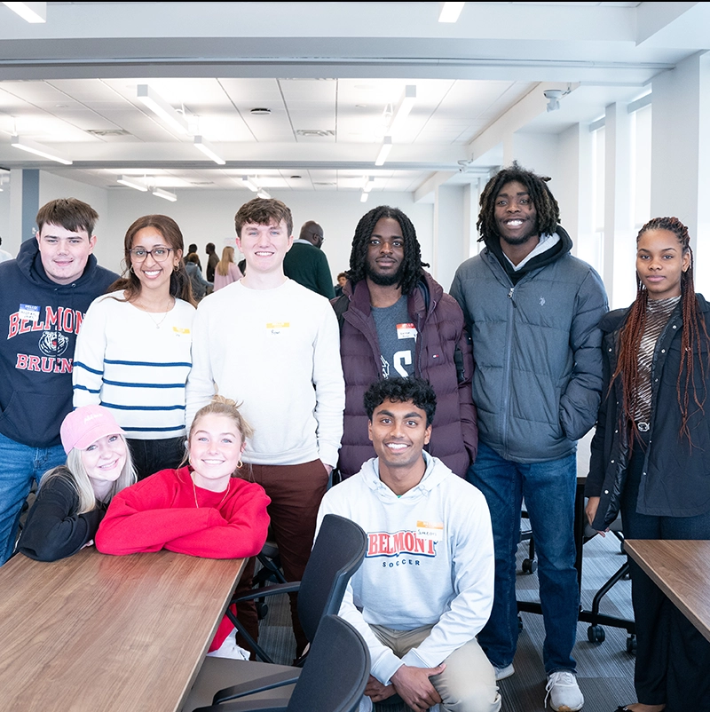 A photo of the students involved in the Fisk-Belmont Social Justice Data Hackathon