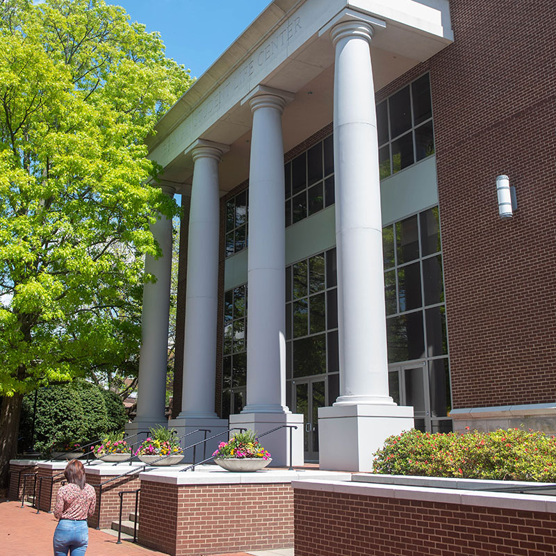 Exterior of the Beaman Student Life Center