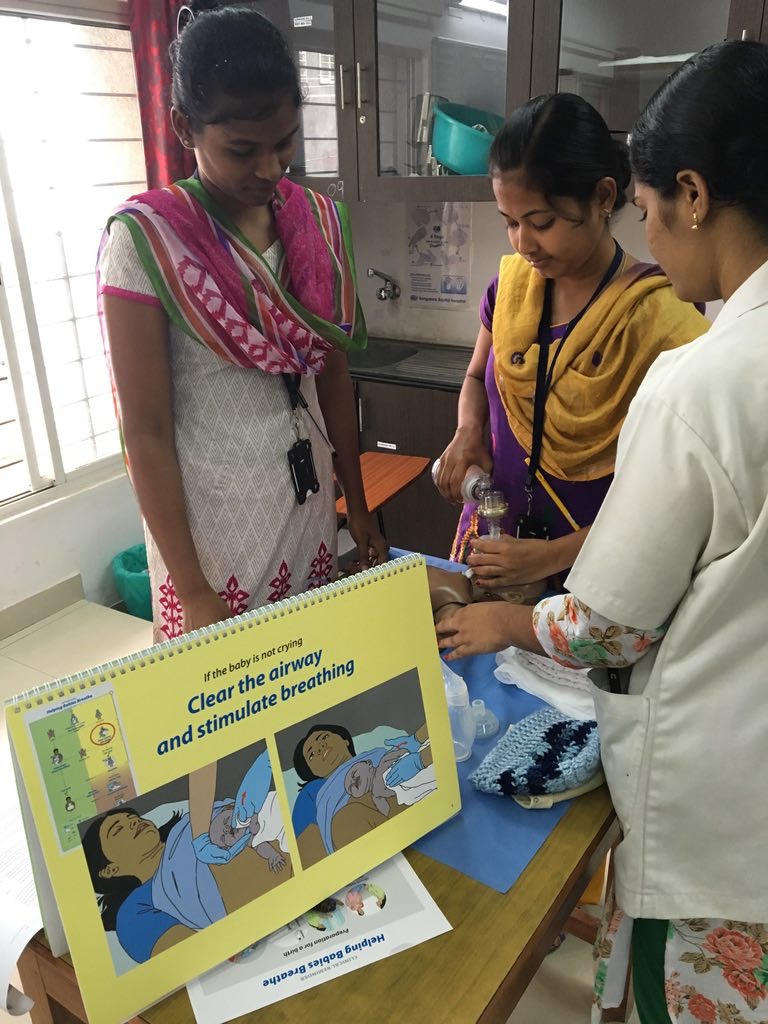 Nurses working in Bangalore Baptist Hospital