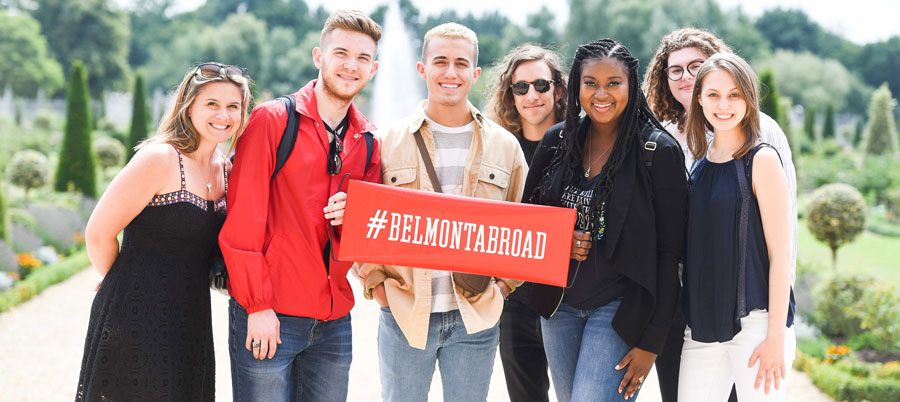 Belmont students at King's College