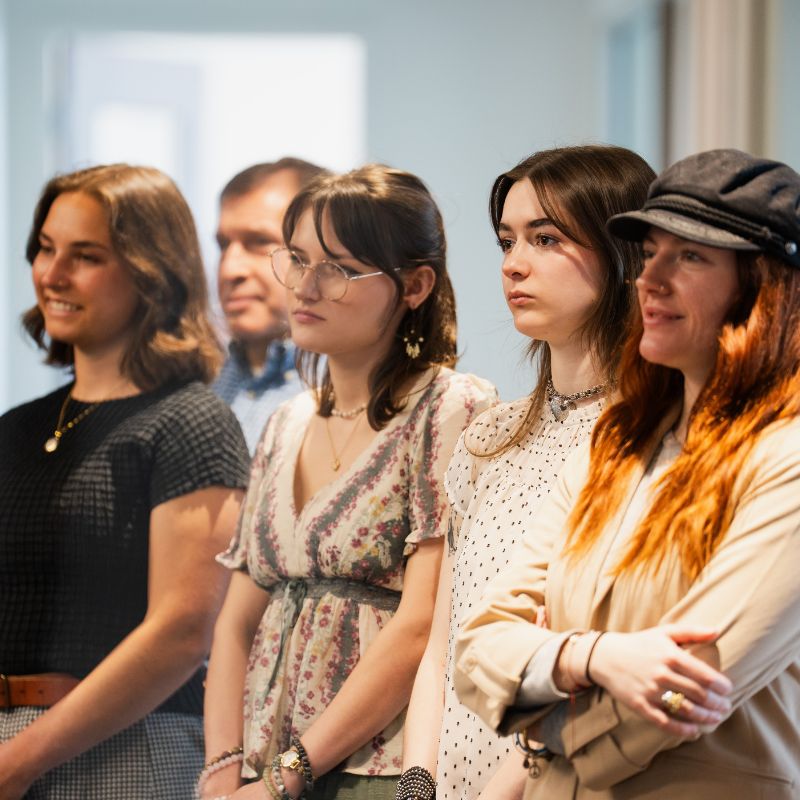 students at the award day