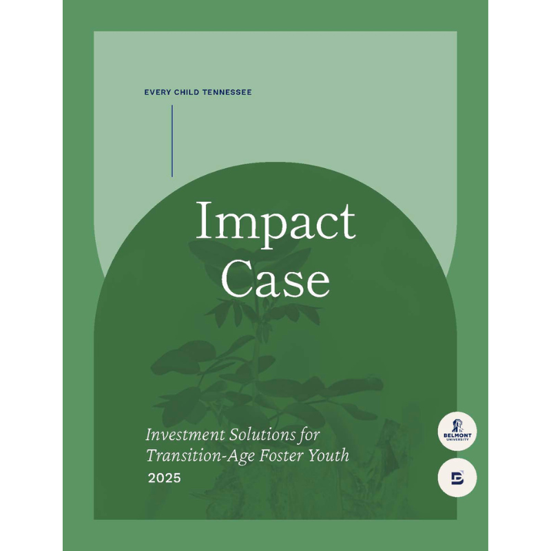 Cover of the 2024 TN Foster Care Impact Case