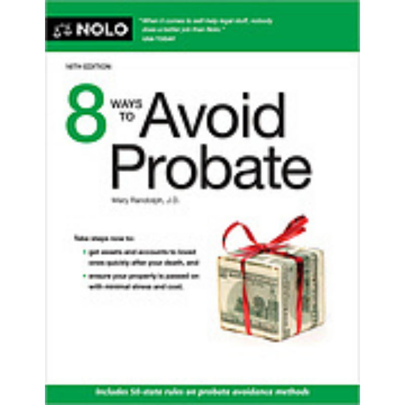 Cover Art for NOLO 8 Ways to Avoid Probate