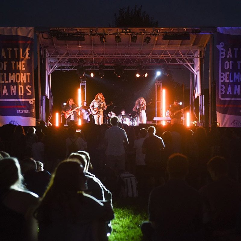 band performing on stage at battle of the bands