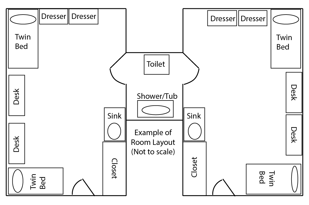 Heron Hall room floor plan