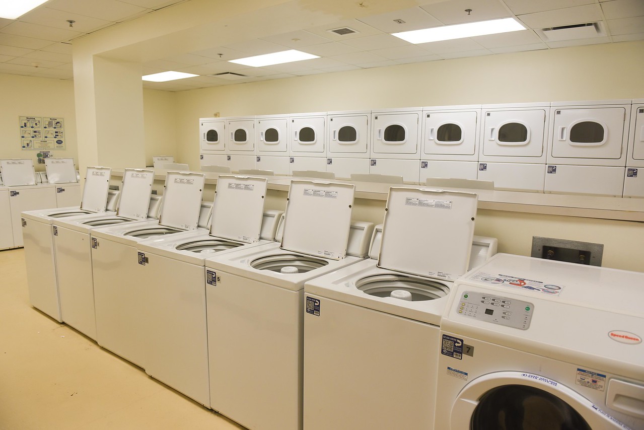 Laundry room shared between Potter and Patton