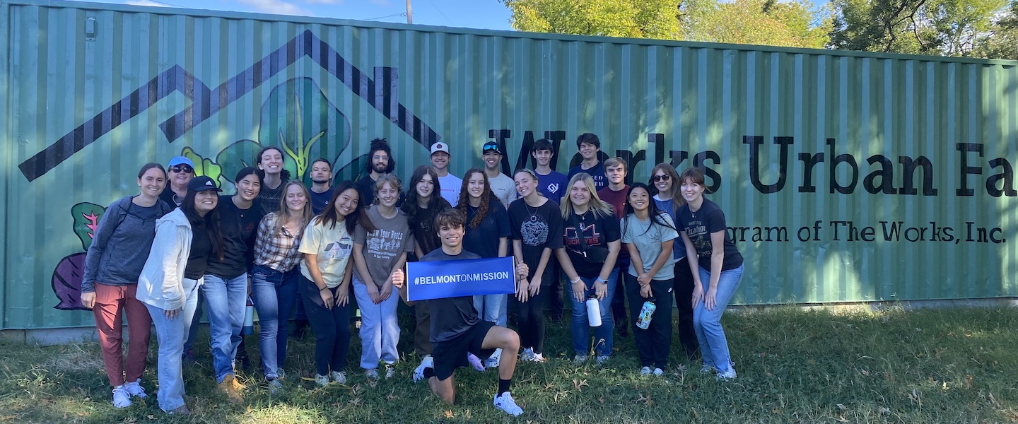 Memphis Plunge group at The Works Urban Farm