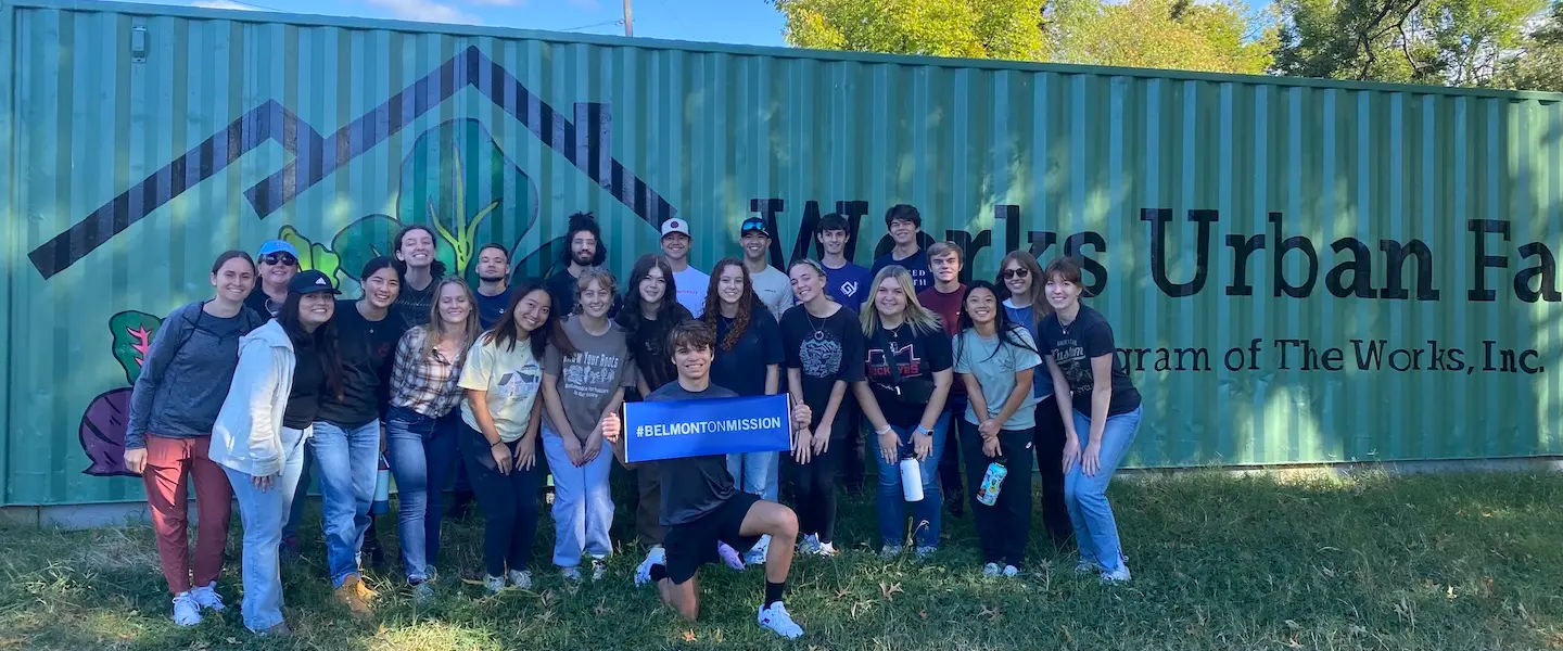Memphis Plunge group at The Works Urban Farm