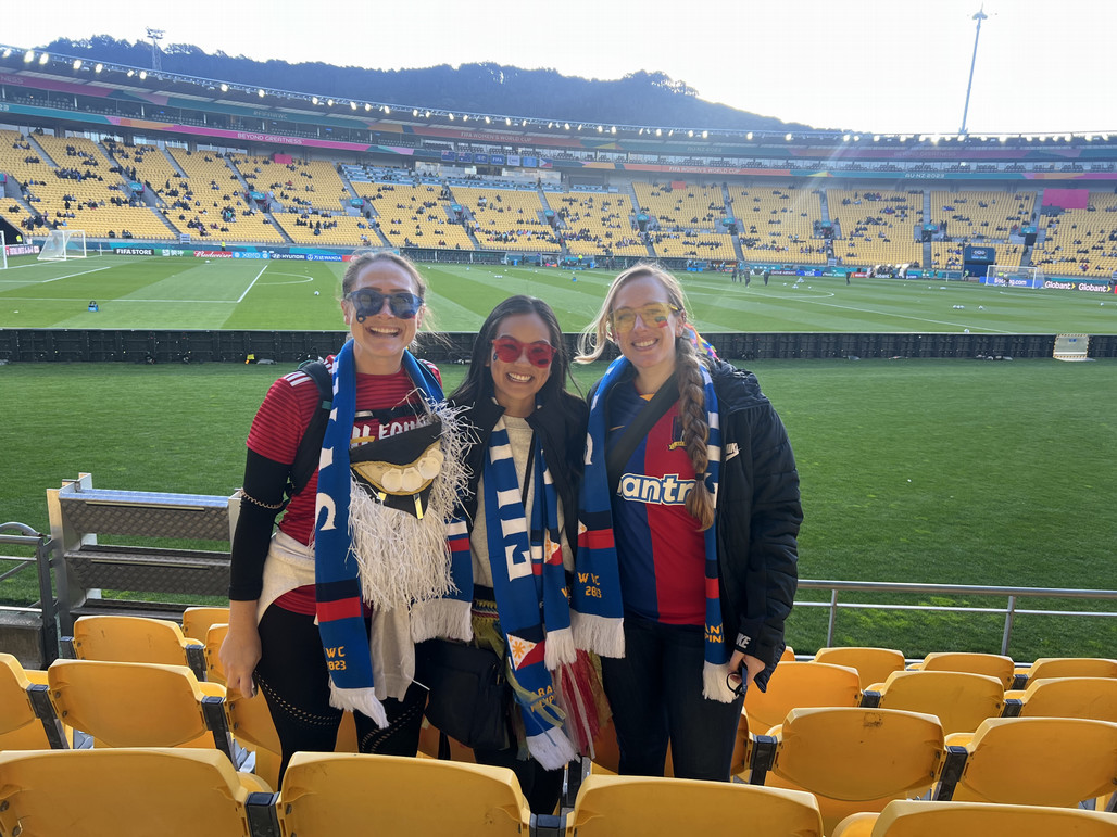 (left to right) Ashlyn Hardie, Kristi Oshiro and Nora Dooley