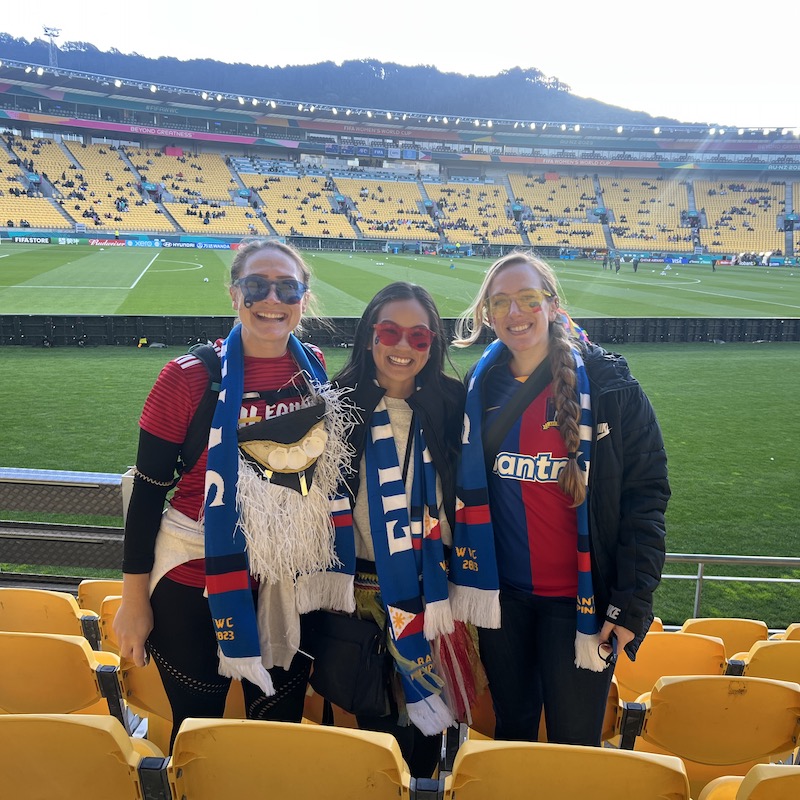 (left to right) Ashlyn Hardie, Kristi Oshiro and Nora Dooley  