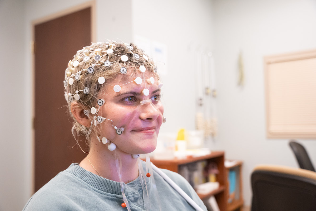 students in psych lab