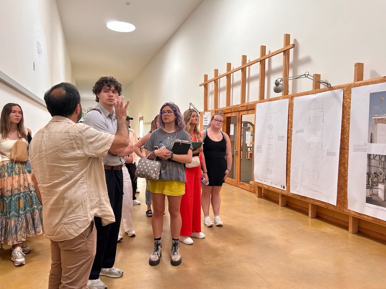 Student group touring portugal