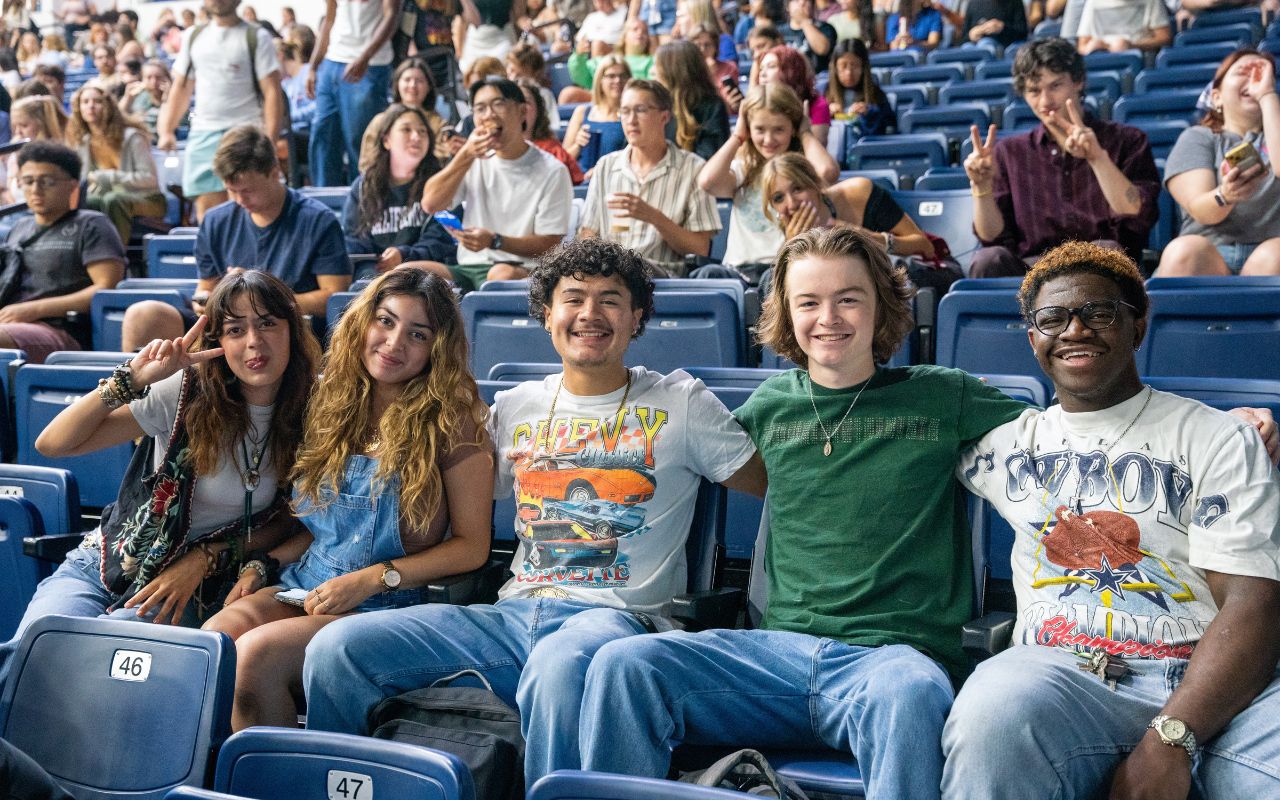 Students at 2024 Opening Convocation at Belmont