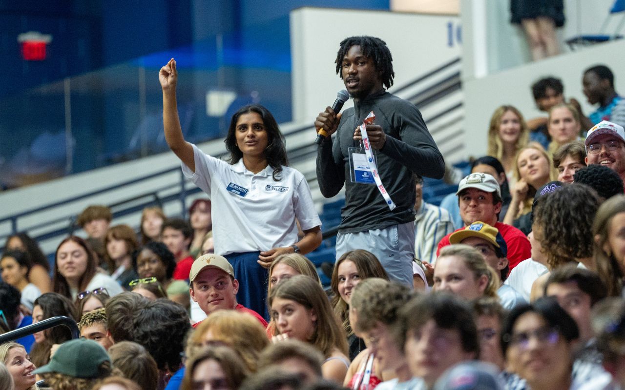 Belmont's opening ceremony for new students