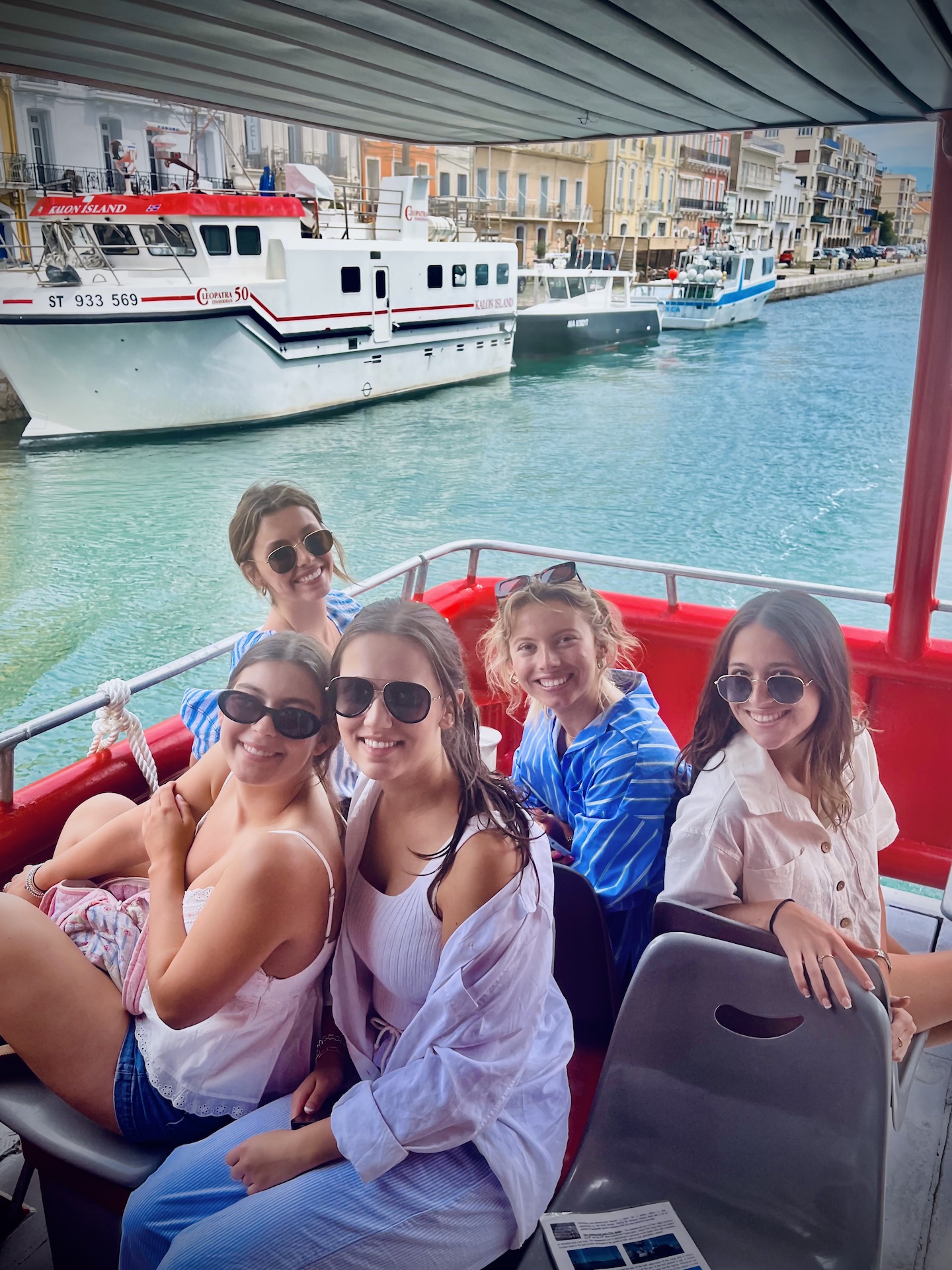 Boat ride in Sète, France