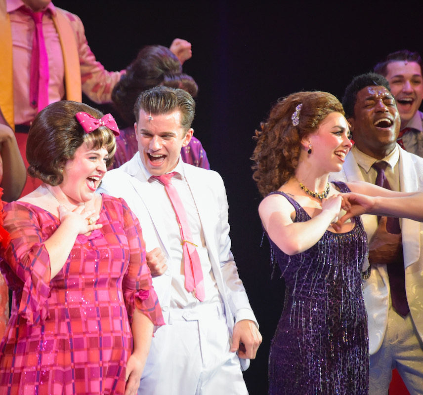 Caroline on stage as Tracy Turnblad