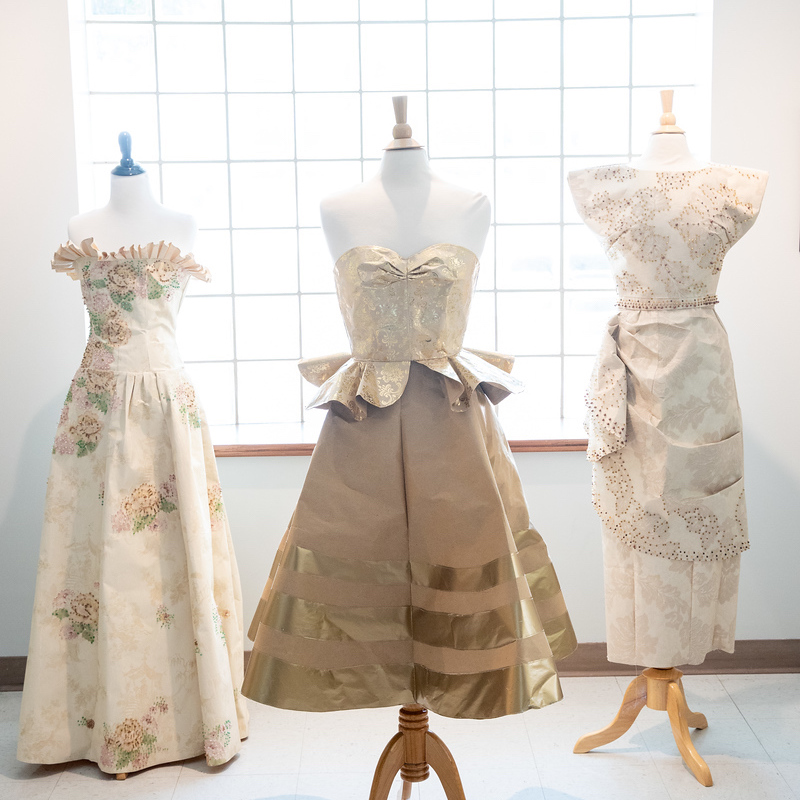 the dresses created by Lee Ann