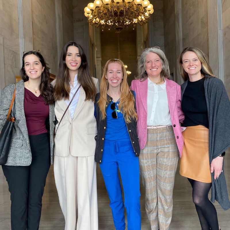 Nursing students and faculty attend Nurse's Day on the Hill