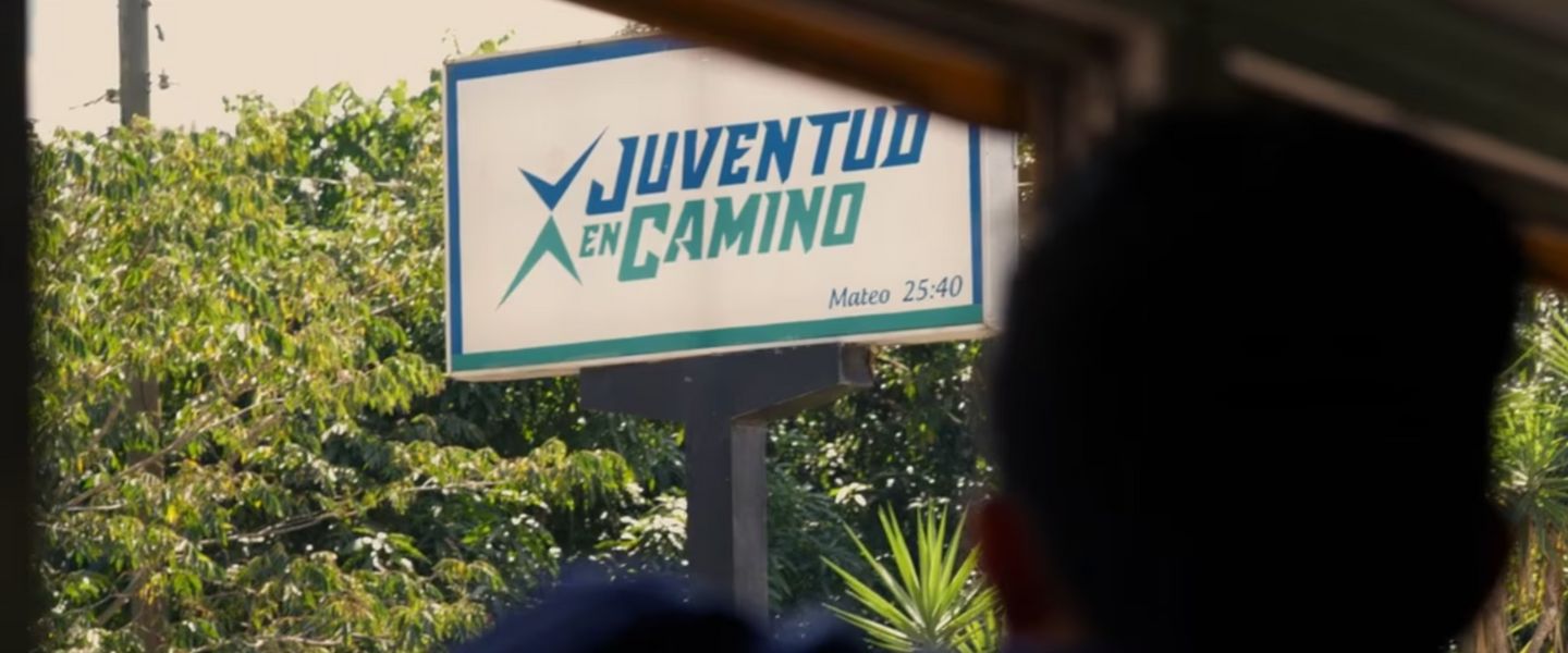 Sign for Jovenes en Camino