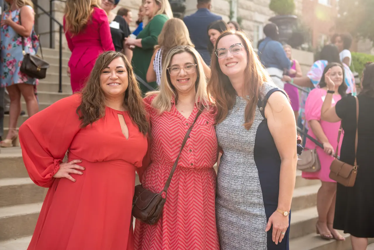 Group picture of three law alumna