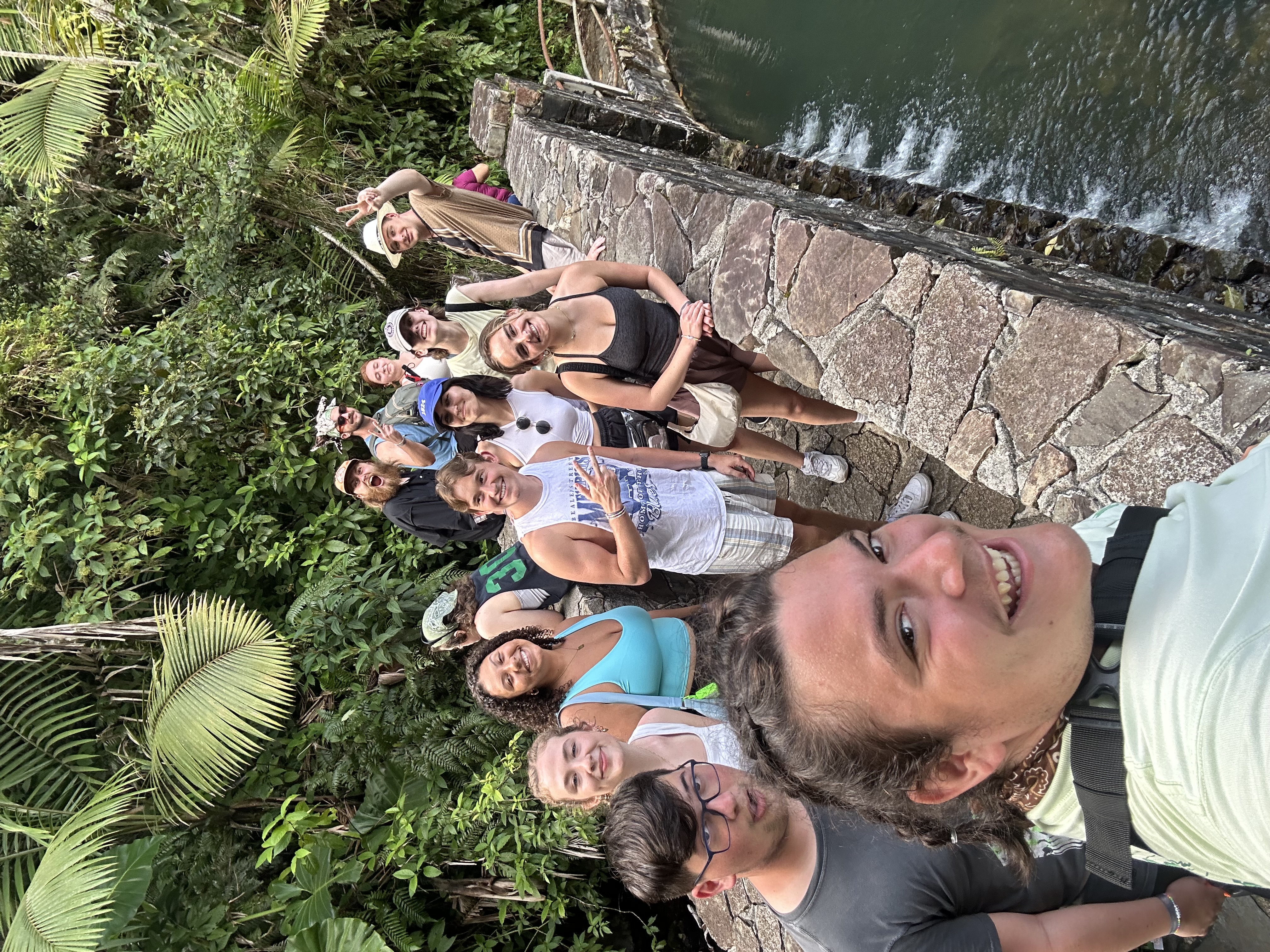 group on a hike