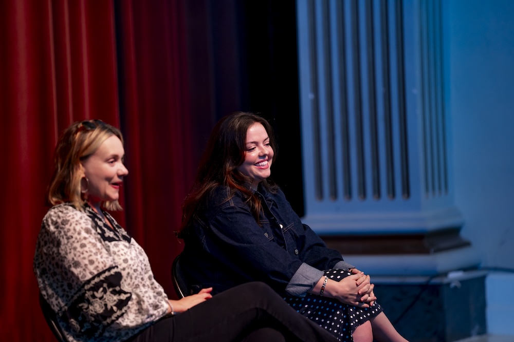 Barnhill speaking to CMPA students