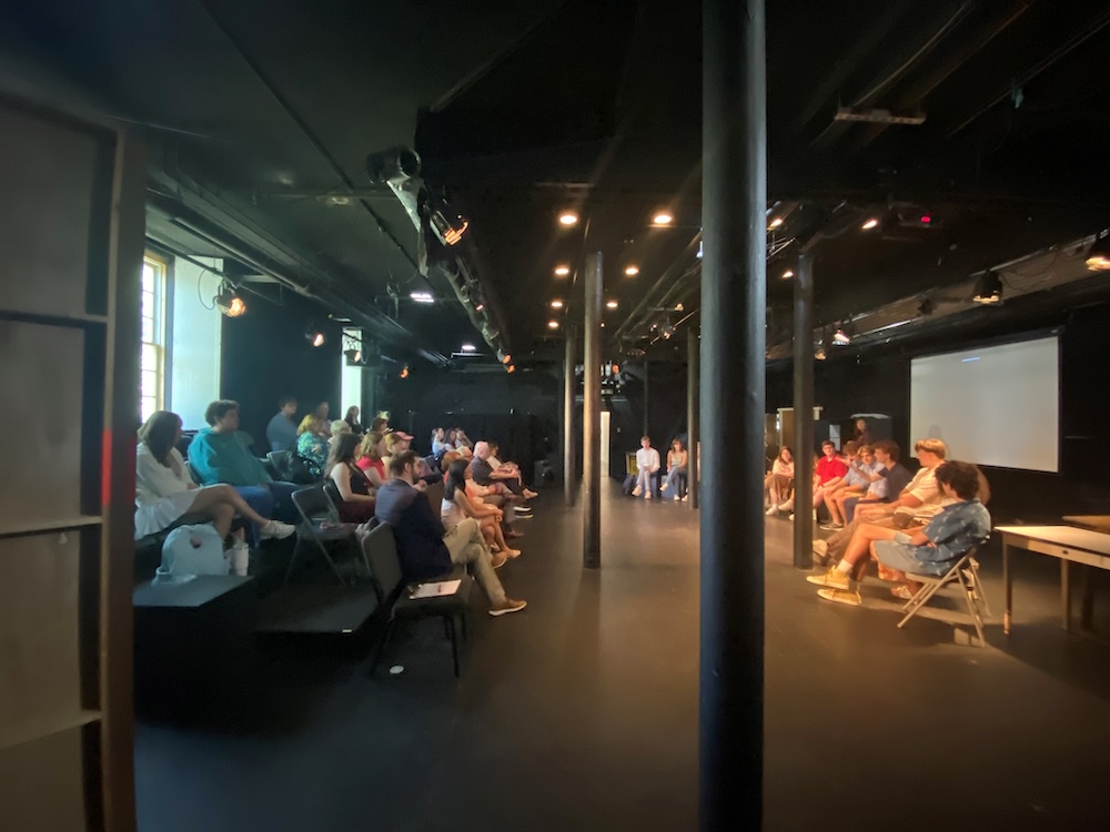 FAB in the black box theatre on campus