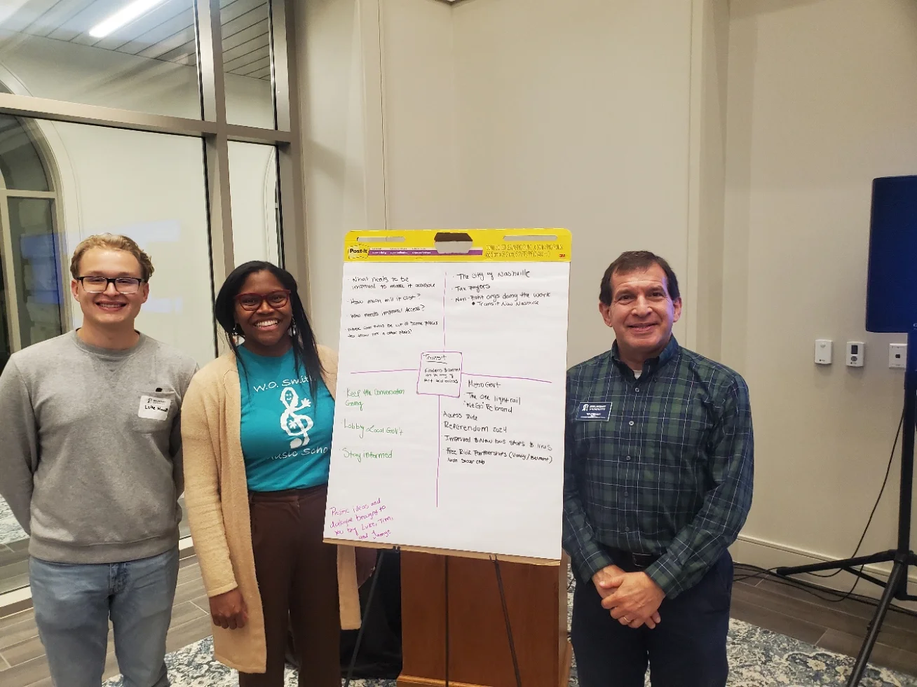 Students, faculty and partners at the kickoff