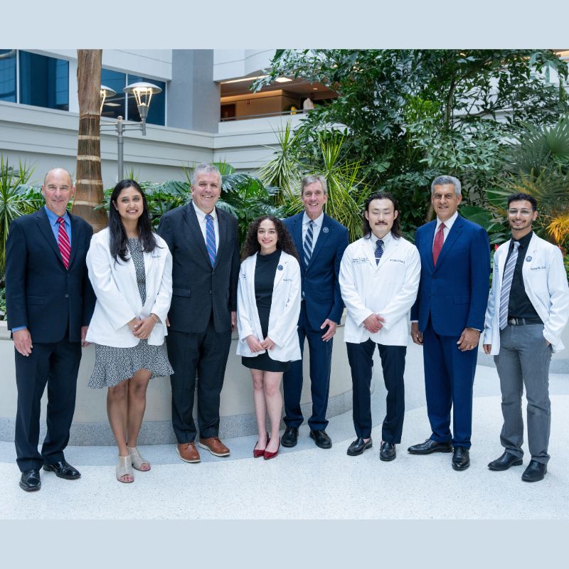 Sam Hazen, Greg Jones, Anderson Spickard, Doug Slakey and four medical students