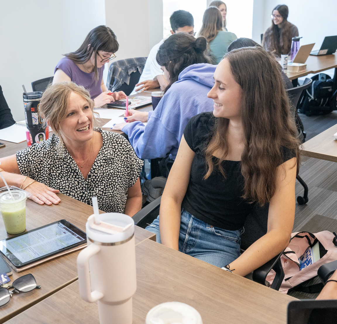 Ryann Sinar in class