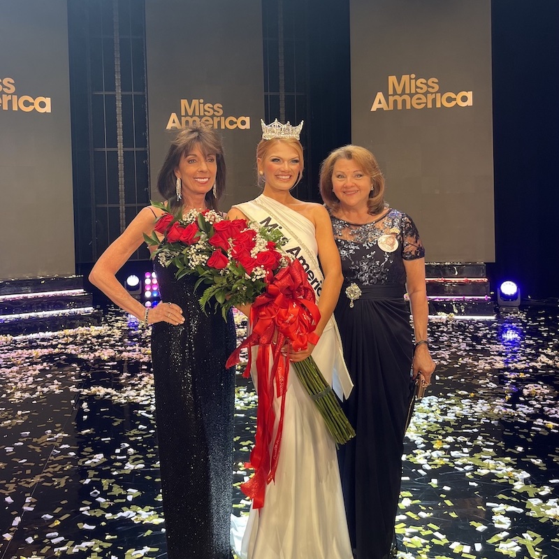 Miss America and two mentors
