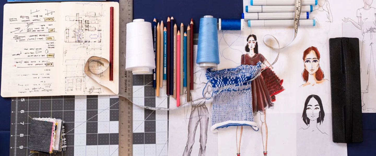 Fashion design sketches