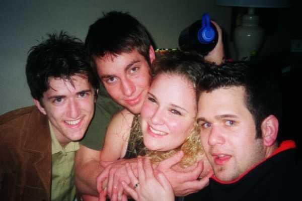 Adam and friends as students at Belmont