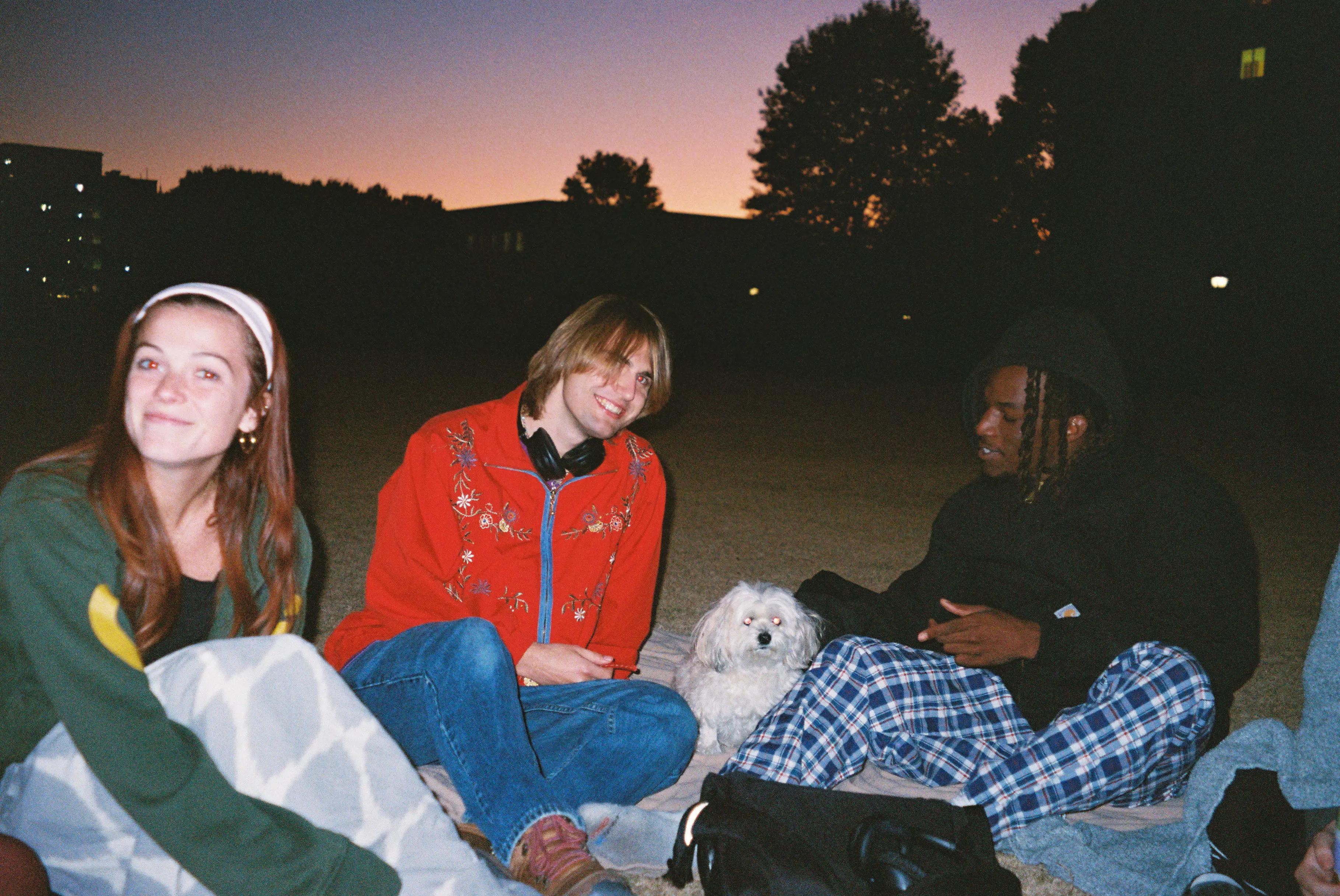 Noah Kammer with friends