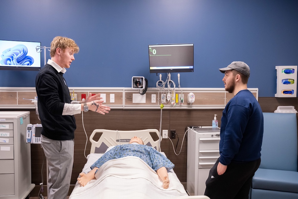 HEALS student at orientation