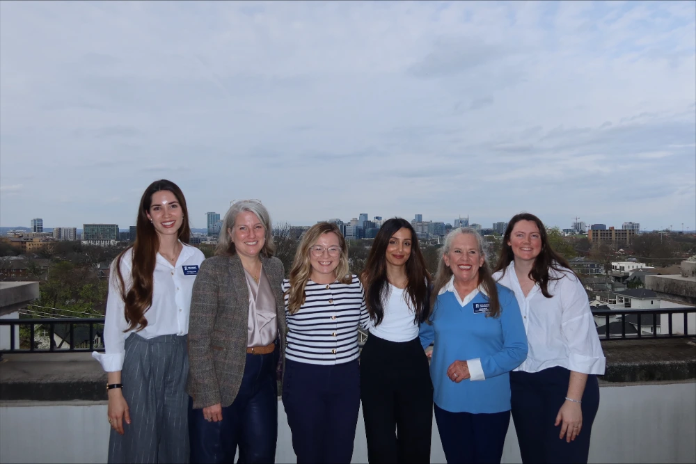 Hedrick with her L&I cohort 