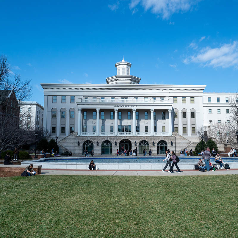 McWhorter Hall exterior