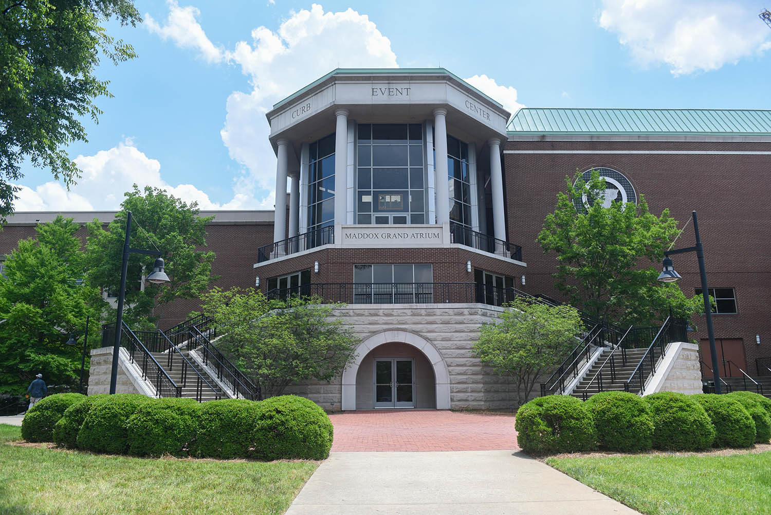 Curb Event Center exterior shot