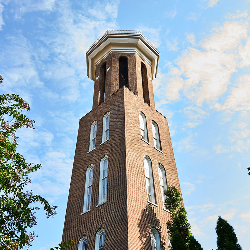 Exterior view of the Belmont University Bell Tower