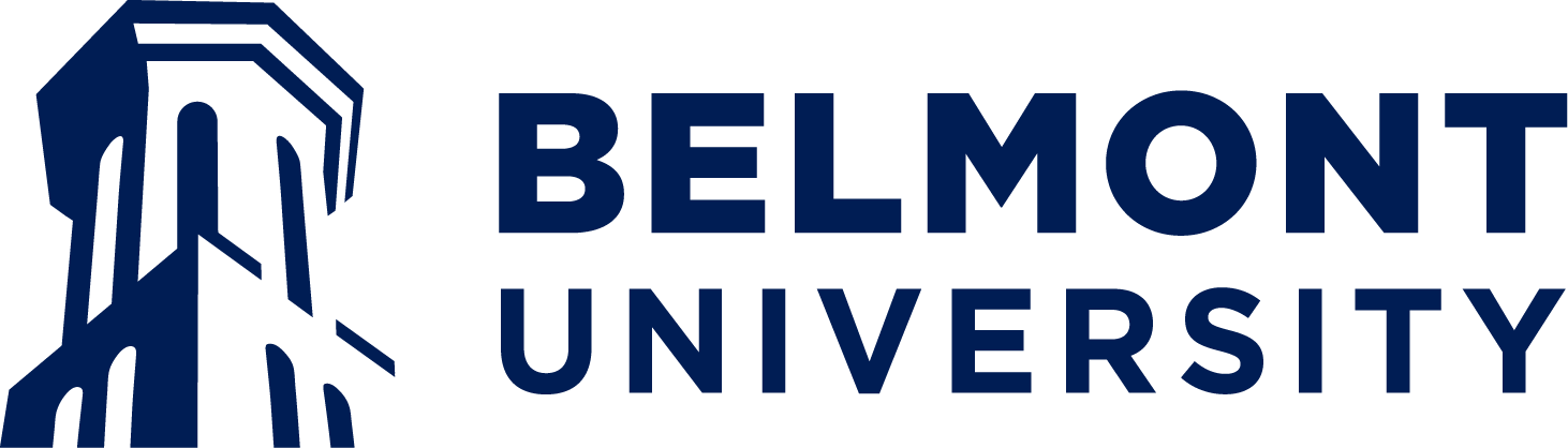 Belmont University Horizontal Logo Single Color