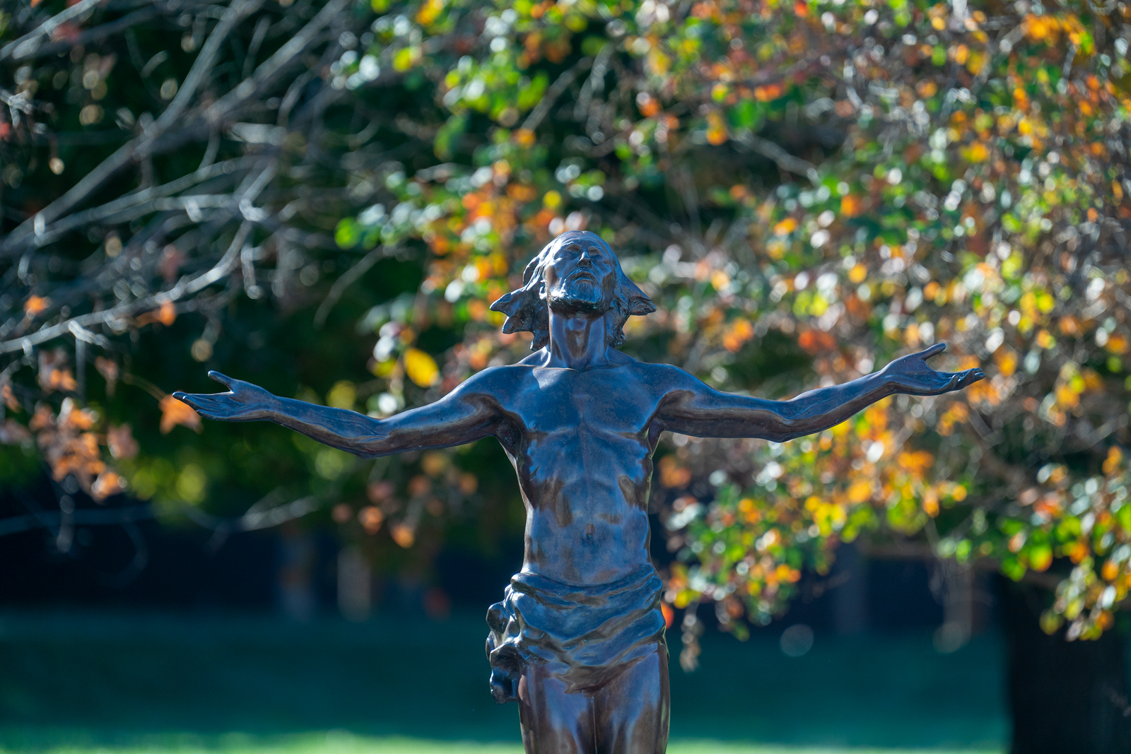 Christ Rising Statue